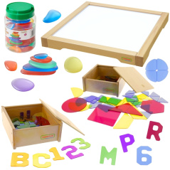 Panel świetlny LED z akcesoriami / Masterkidz