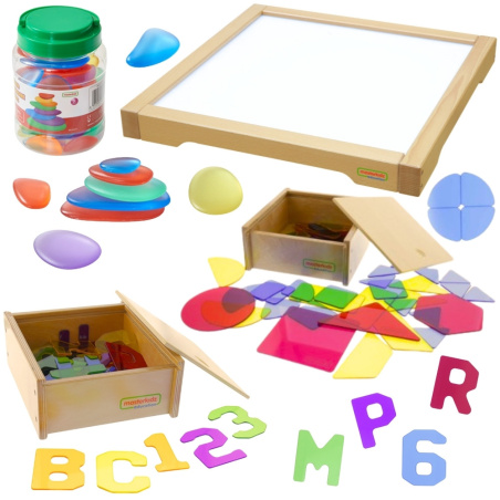 Panel świetlny LED z akcesoriami / Masterkidz