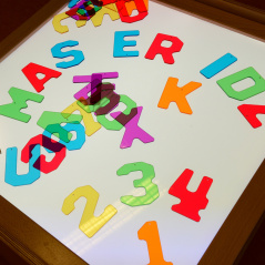 Panel świetlny LED z akcesoriami / Masterkidz