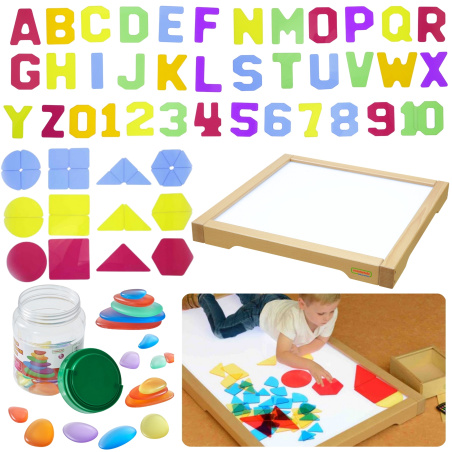 Panel świetlny LED z akcesoriami / Masterkidz