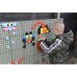 Kołeczki w kształcie figur geometrycznych do tablic STEM 64 szt. / Masterkidz Kołeczki w kształcie figur geometrycznych do tablic STEM 64 szt. / Masterkidz
