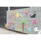 Kołeczki w kształcie figur geometrycznych do tablic STEM 64 szt. / Masterkidz Kołeczki w kształcie figur geometrycznych do tablic STEM 64 szt. / Masterkidz
