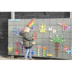 Kołeczki w kształcie figur geometrycznych do tablic STEM 64 szt. / Masterkidz