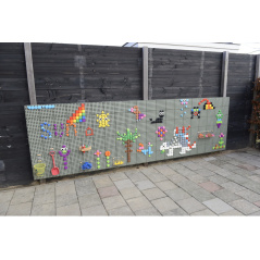 Kołeczki w kształcie figur geometrycznych do tablic STEM 64 szt. / Masterkidz