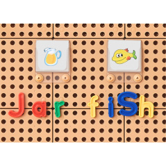 Zestaw literek do paneli ściennych STEM 122 el. / Masterkidz