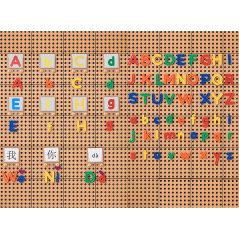 Zestaw literek do paneli ściennych STEM 122 el. / Masterkidz