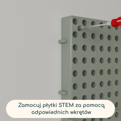 Panel ścienny STEM Outdoor 120x80 cm / Masterkidz