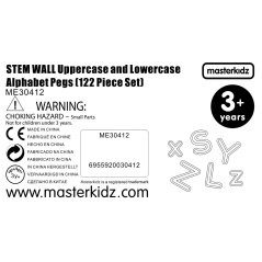 Zestaw literek do paneli ściennych STEM 122 el. / Masterkidz