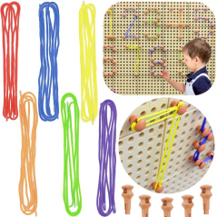 Kołeczki i sznurki do tablicy STEM 260 el. / Masterkidz