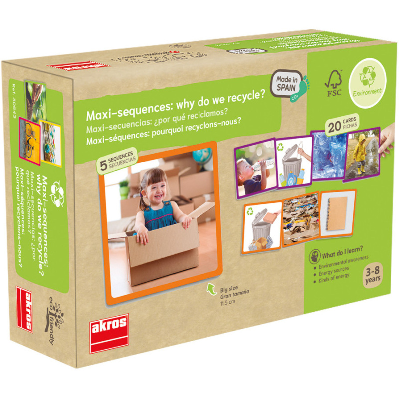 Gra edukacyjna Recykling odpadów / Akros Gra edukacyjna Recykling odpadów / Akros