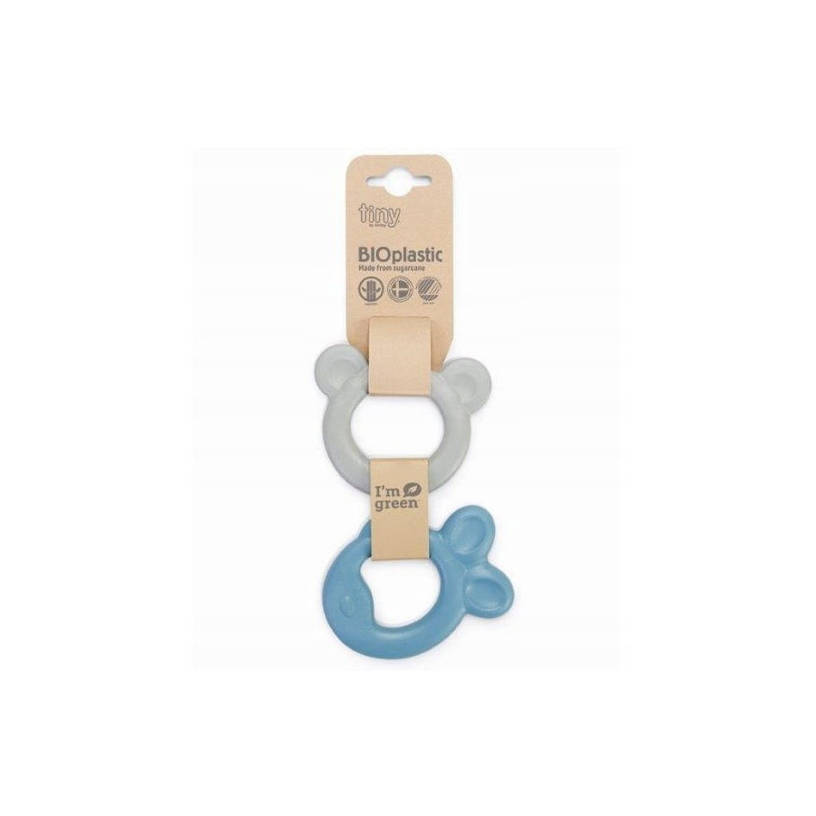 Gryzak blue + grey 2 szt. Tiny / Dantoy Gryzak blue + grey 2 szt. Tiny / Dantoy