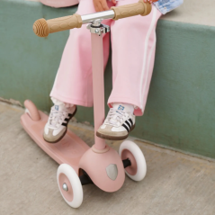 Hulajnoga z koszykiem ECO Dusty rose / Banwood