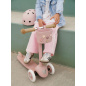 Hulajnoga z koszykiem ECO Dusty rose / Banwood