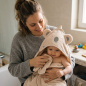 Okrycie kąpielowe z kapturkiem i uszami 95x95 cm Koala / Bocioland
