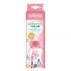 Butelka od urodzenia szeroka Opti+ 270 ml Różowa / Dr Brown's