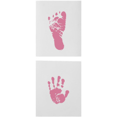 Beztuszowy zestaw do pamiątkowych odcisków Różowy / Dooky