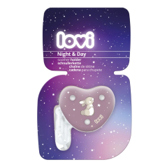 Łańcuszek do smoczka Night&Day Girl / Lovi