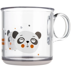 Kubek z uchem antypoślizgowy do nauki picia Panda / Canpol Babies