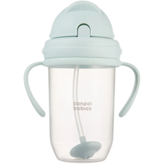 Kubek niekapek z rurką i odważnikiem 270 ml Miętowy / Canpol Babies