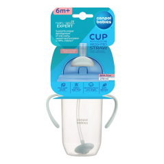 Kubek niekapek z rurką i odważnikiem 270 ml Miętowy / Canpol Babies