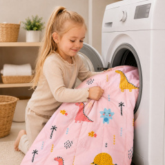 Sensoryczna kołdra obciążeniowa 3 kg Różowa / Tullo