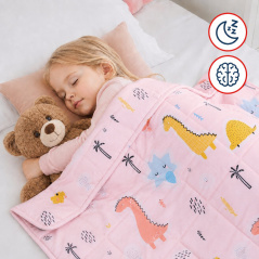 Sensoryczna kołdra obciążeniowa 3 kg Różowa / Tullo