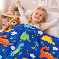Sensoryczna kołdra obciążeniowa 3 kg Niebieska / Tullo