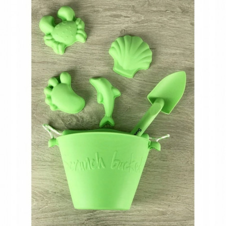 Foremki silikonowe do piasku 4 szt. Zielone / Scrunch