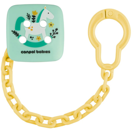Łańcuszek do smoczka Toys zielony / Canpol Babies