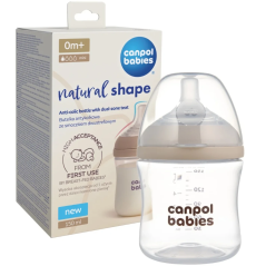 Butelka Natural Shape antykolkowa 150 ml / Canpol Babies