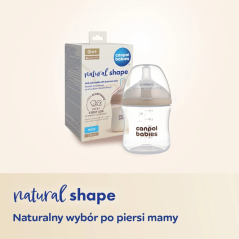 Butelka Natural Shape antykolkowa 150 ml / Canpol Babies