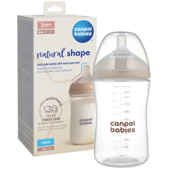 Butelka Natural Shape antykolkowa 260 ml / Canpol Babies