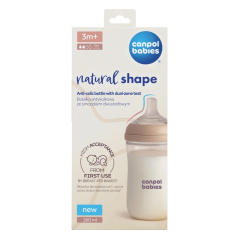 Butelka Natural Shape antykolkowa 260 ml / Canpol Babies