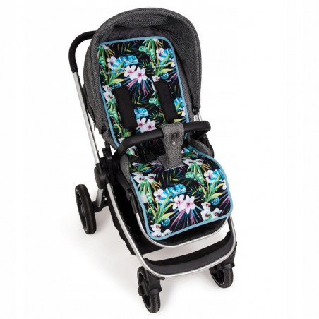 Wkładka do wózka 33x85 cm Flora&Fauna Camaleón Negro / Ceba Baby