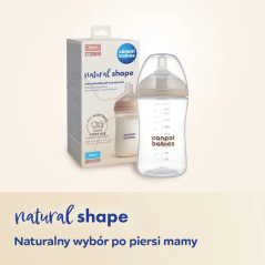 Butelka Natural Shape antykolkowa 260 ml / Canpol Babies