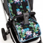 Wkładka do wózka 33x85 cm Flora&Fauna Camaleón Negro / Ceba Baby