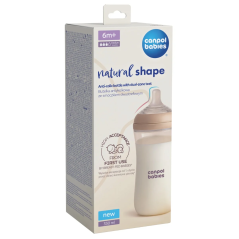 Butelka Natural Shape antykolkowa 330 ml / Canpol Babies