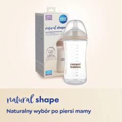 Butelka Natural Shape antykolkowa 330 ml / Canpol Babies