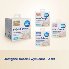Butelka Natural Shape antykolkowa 330 ml / Canpol Babies