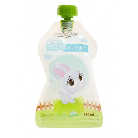 Wielorazowe saszetki na musy 150 ml 12 szt. / Bocioland