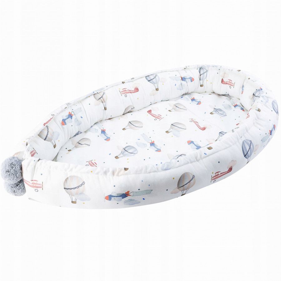 Kokon niemowlęcy 100x45 cm Samoloty / Szumisie Kokon niemowlęcy 100x45 cm Samoloty / Szumisie