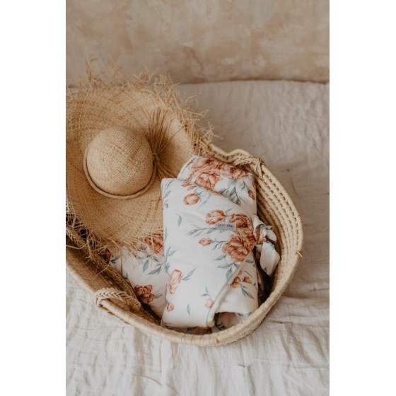 Rożek becik bawełniany Bloom Revival / Qbana Mama