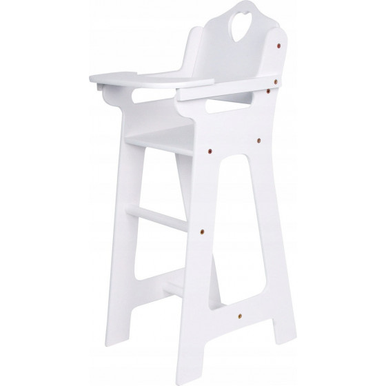 Krzesełko do karmienia dla lalek z serduszkiem / Small Foot Design