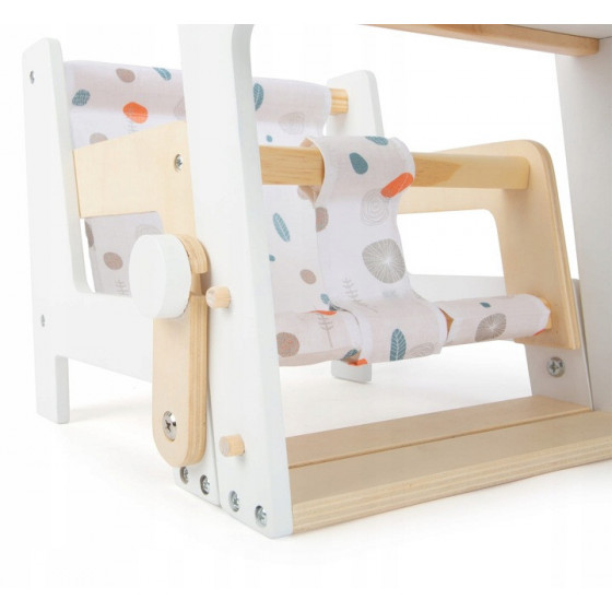 Krzesełko dla lalek ze stoliczkiem 2w1 / Small Foot Design