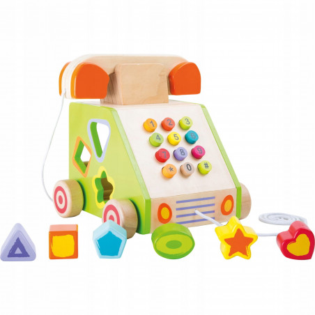 Telefon logiczny z sorterem na kółkach / Small Foot Design
