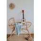 Lekki kocyk bambusowy - otulacz 80x80 cm Baby Blue / Qbana Mama