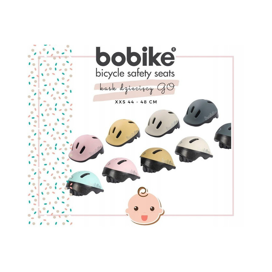 Kask ochronny/rowerowy dla dzieci Bobike Go XXS Pink / Bobike