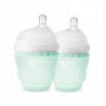 Silikonowe butelki dla niemowląt 2pak 120 ml Mint / Ola Baby