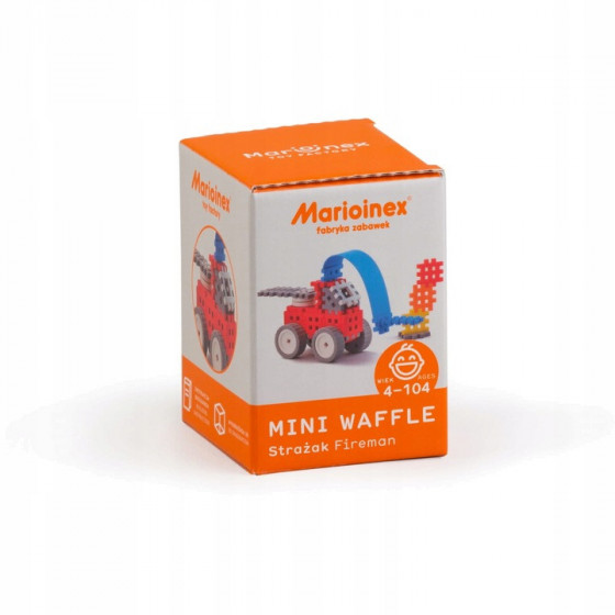 Klocki strażak zestaw mały 38 el. / Marioinex