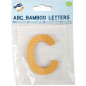 Bambusowy alfabet - literki na ścianę "C" 1 szt. / Small Foot Design